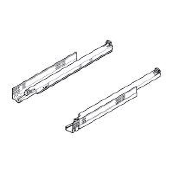 Restposten 2 Set verfügbar! TANDEM plus BLUMOTION Vollauszug, 50 kg, NL=580 mm mit Kupplungen